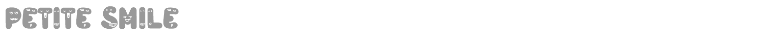 Petite Smile font preview